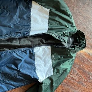 Vans Starboard Blue and Green Zip Jacket Size L